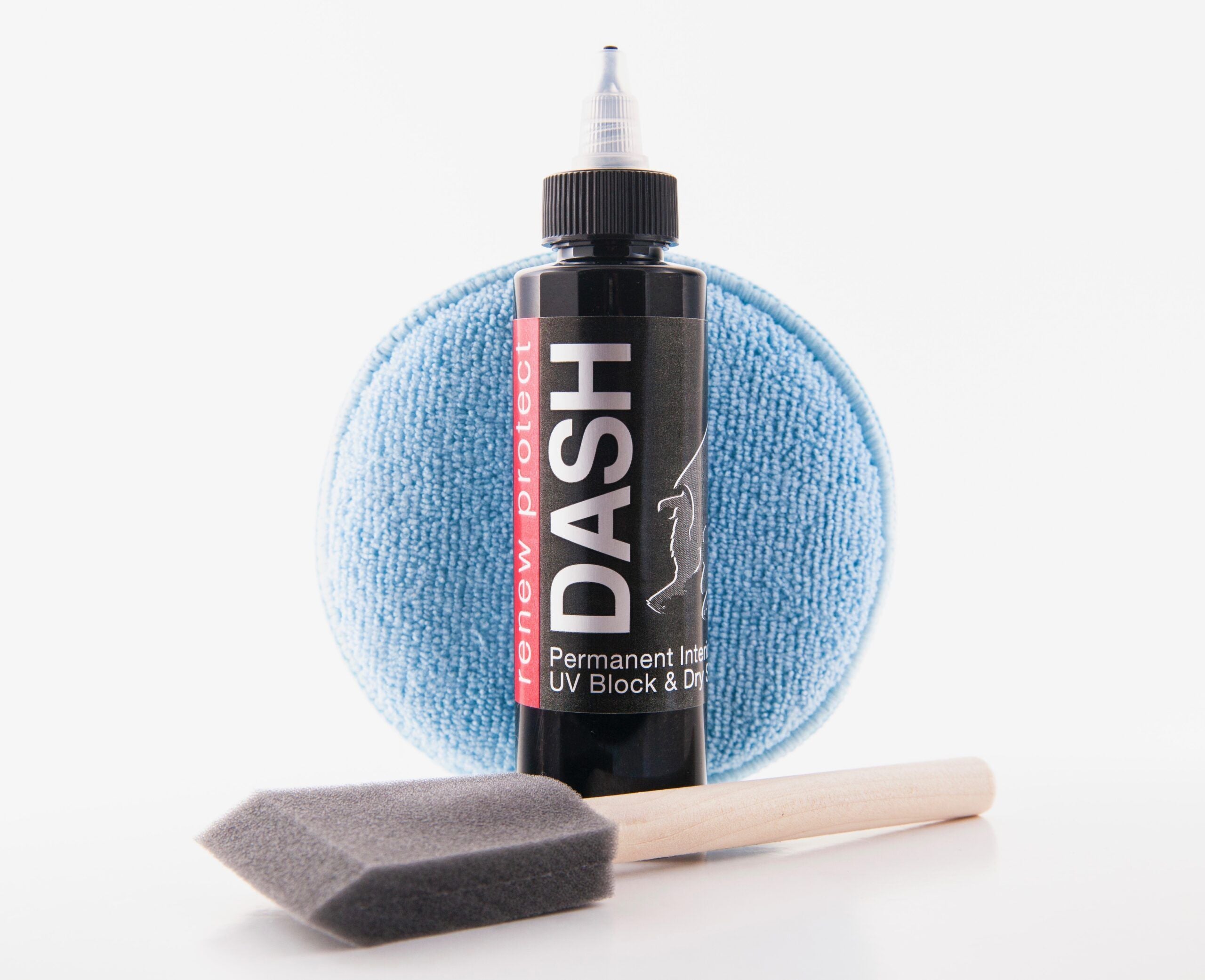 Permanent Interior Protectant  Dash Repair, Low-Glare Dry Seal  UV Block  for Car Dash, Plastics, Coated Leather, Vinyl (1.2 oz per auto)