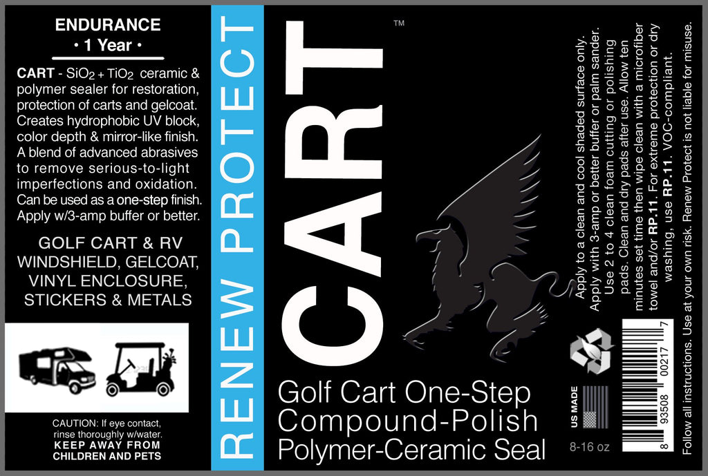 GOLF CART & RV - Products & Detailing Kits for Golf Carts, RVs, UTV, ATV D3 | RENEW PROTECT 